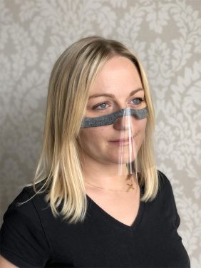 Logo trade promotional giveaway photo of: KALIPSO clear face shield-mask for mouth and nose 1447162